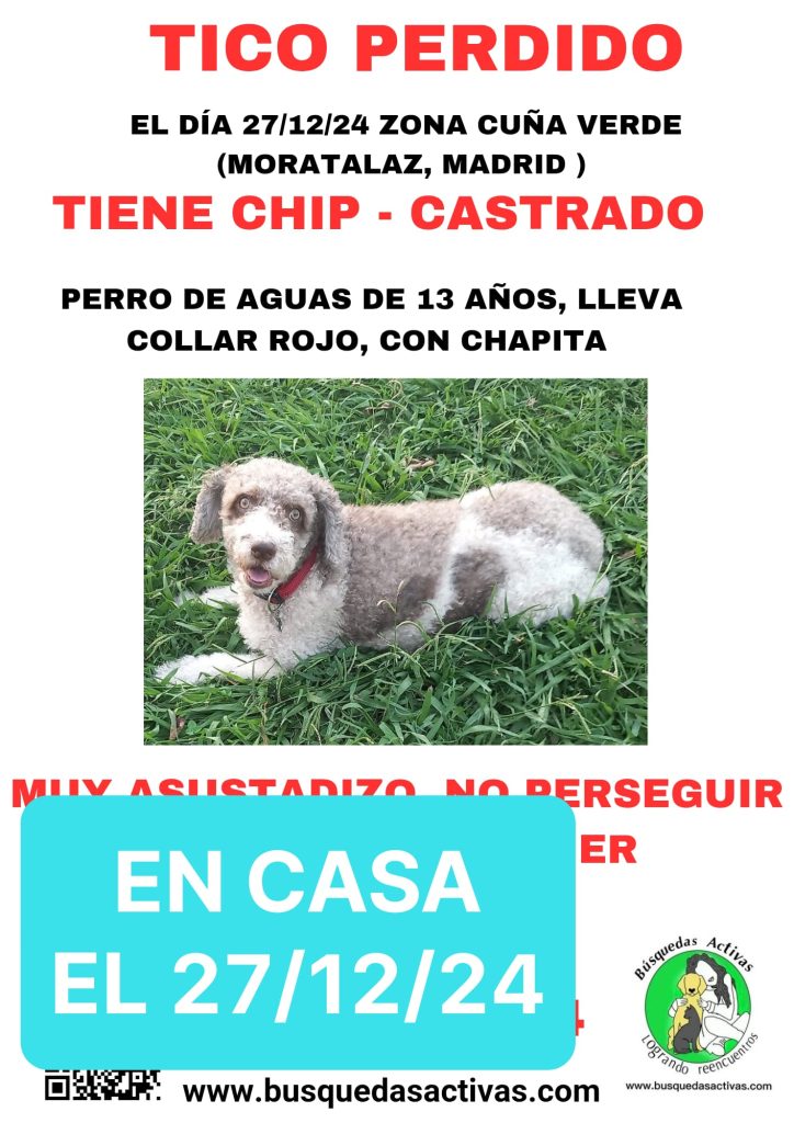TICO EN CASA 27/12/2024 MADRID
